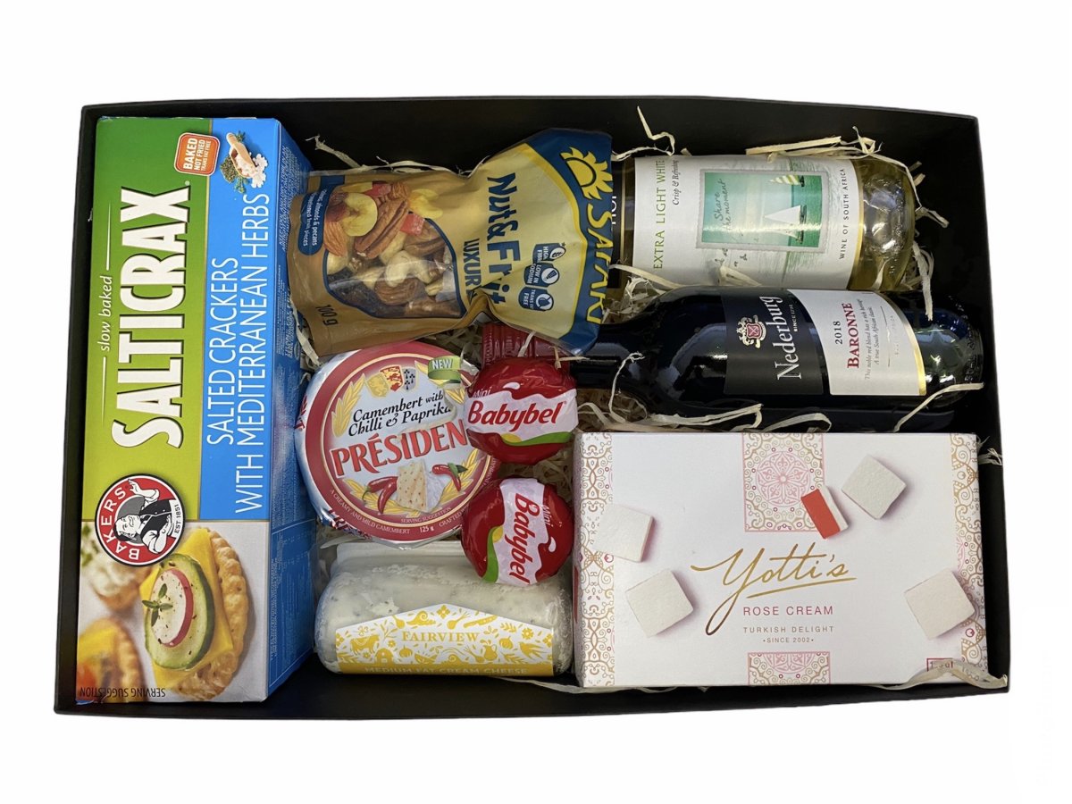 Cheese and wine box