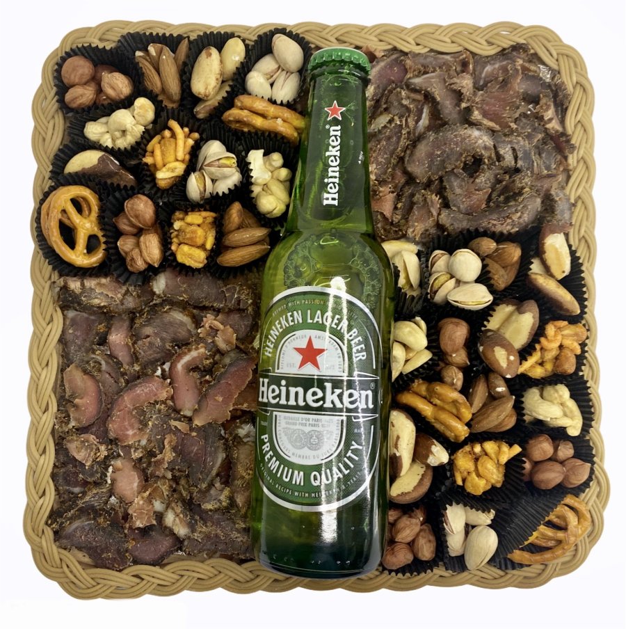 Beer, Biltong and nuts 