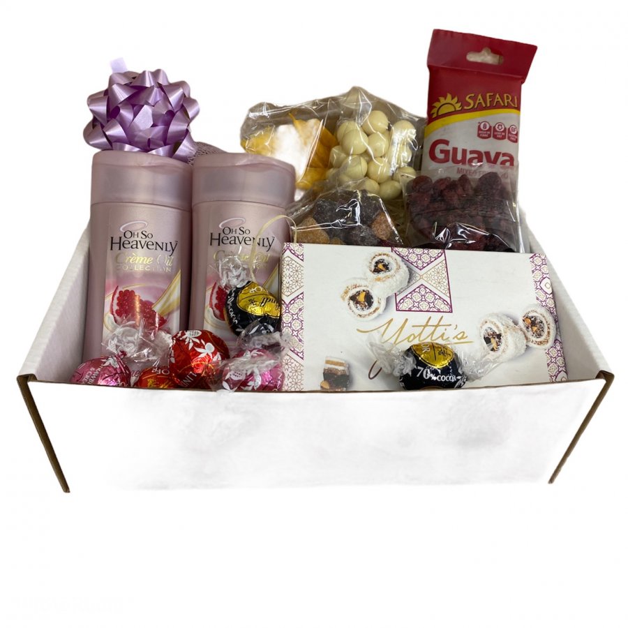 Pamper hamper with treats